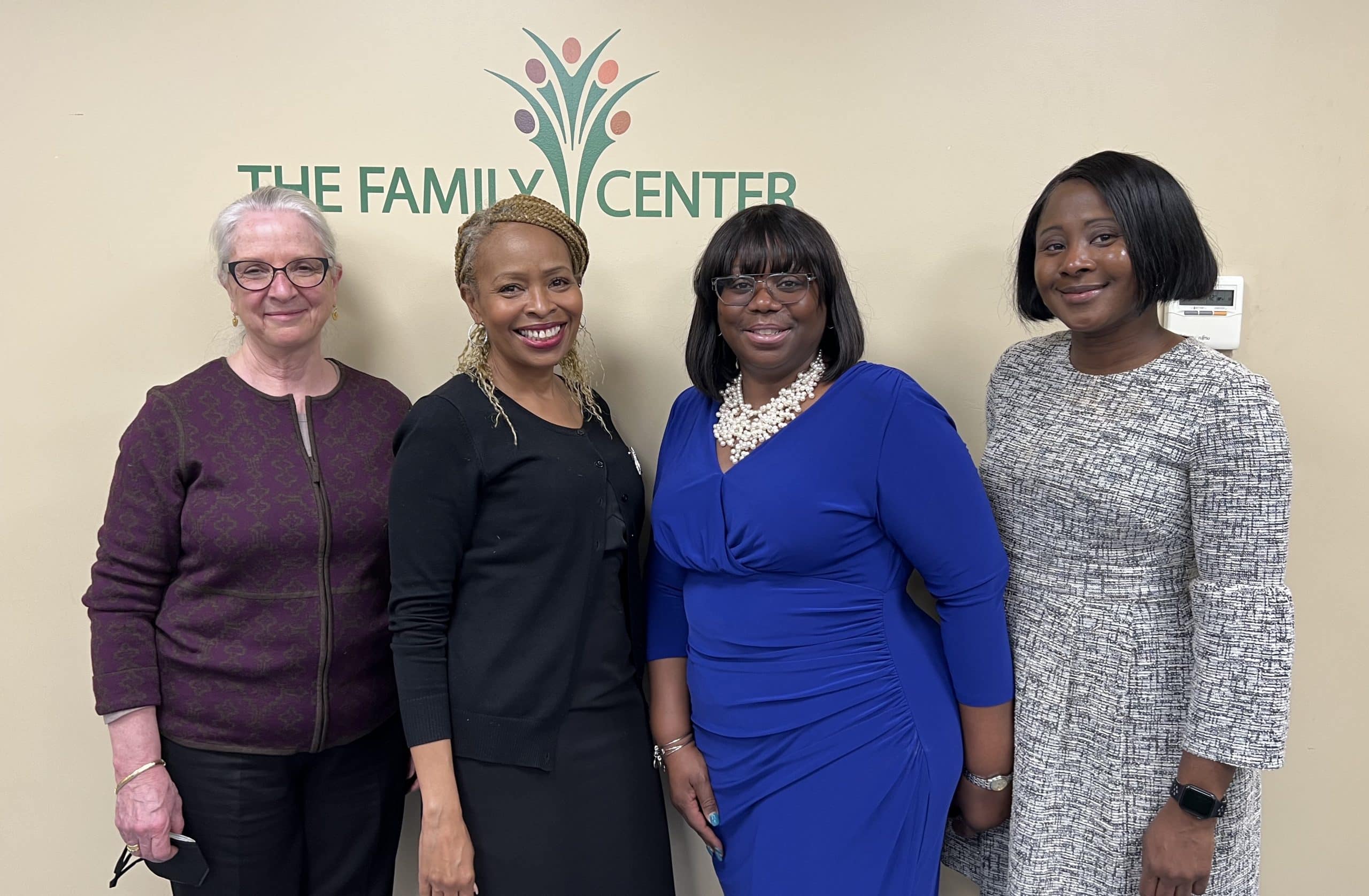 Family Center executives with Jocelynne Rainey, Brooklyn Community Foundation President and CEO.